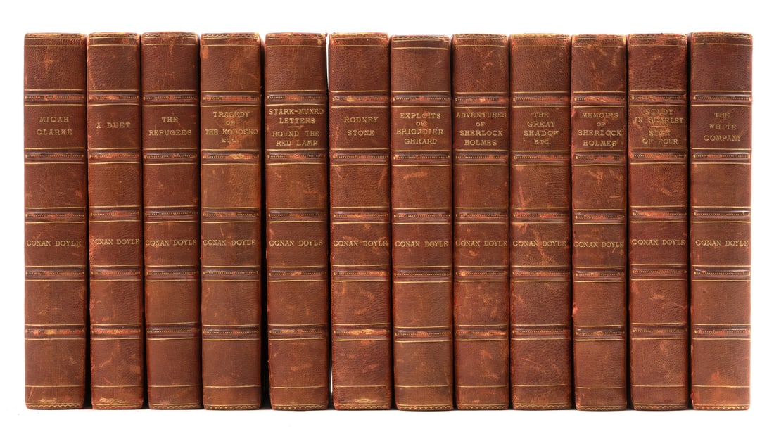 Doyle (Sir Arthur Conan) [The Works], 12 vol., Author's Edition, one of 1000 signed by the author to (1 of 2)