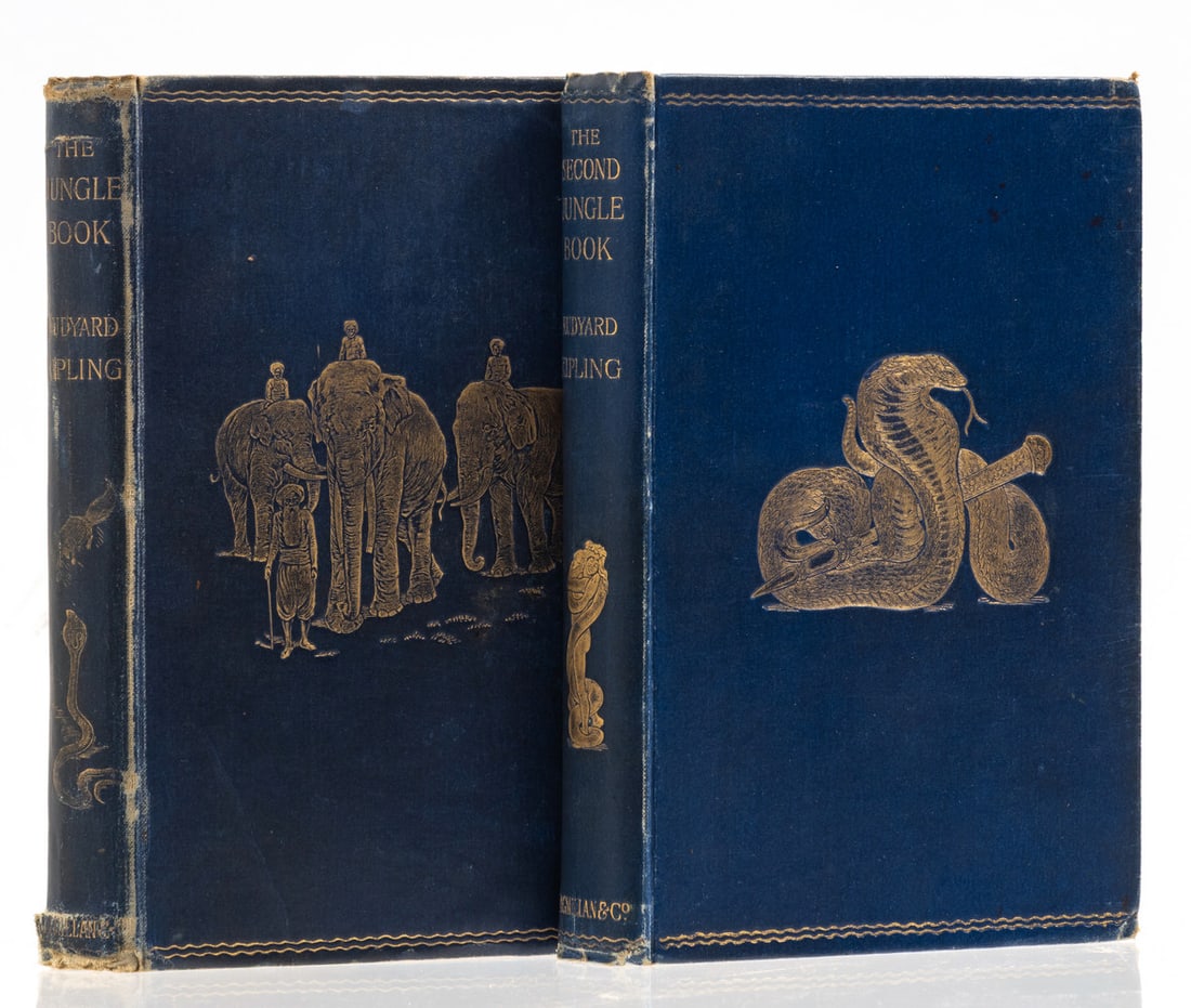 Kipling (Rudyard) The Jungle Book and The Second Jungle Book, first editions, 1894-5. (1 of 1)