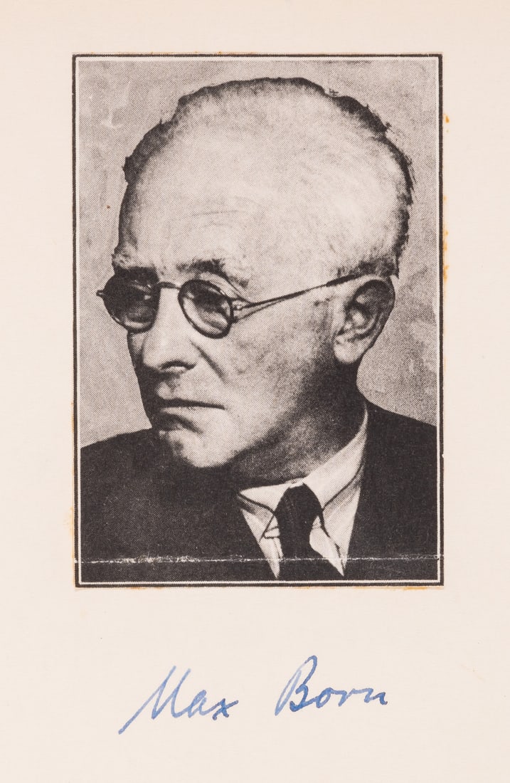 Born (Max) The Restless Universe, second edition, signed by the author, New York, 1951. (1 of 2)