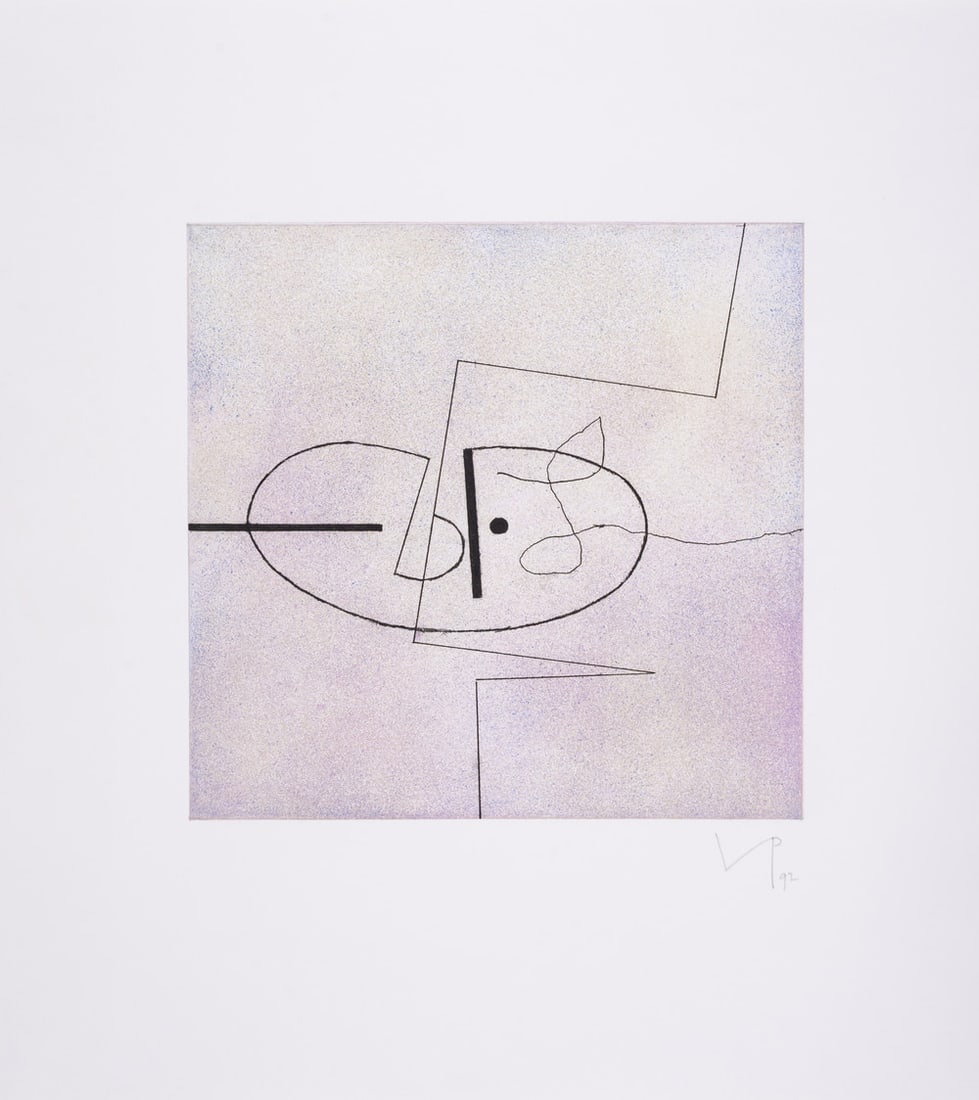 Victor Pasmore (1908-1998) Images on the Wall B (Lynton G72b): Victor Pasmore (1908-1998) Images on the Wall B (Lynton G72b) Etching with aquatint printed in colours, 1992, initialled and dated in pencil, a printer’s proof aside from the edition of 50, prin