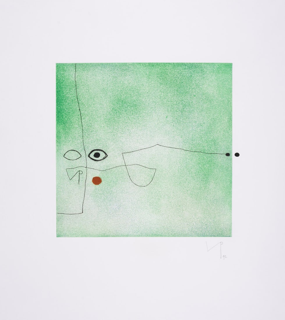 Victor Pasmore (1908-1998) Images on the Wall C (Lynton G72c): Victor Pasmore (1908-1998) Images on the Wall C (Lynton G72c) Etching with aquatint printed in colours, 1992, initialled and dated in pencil, a printer’s proof aside from the edition of 50, prin