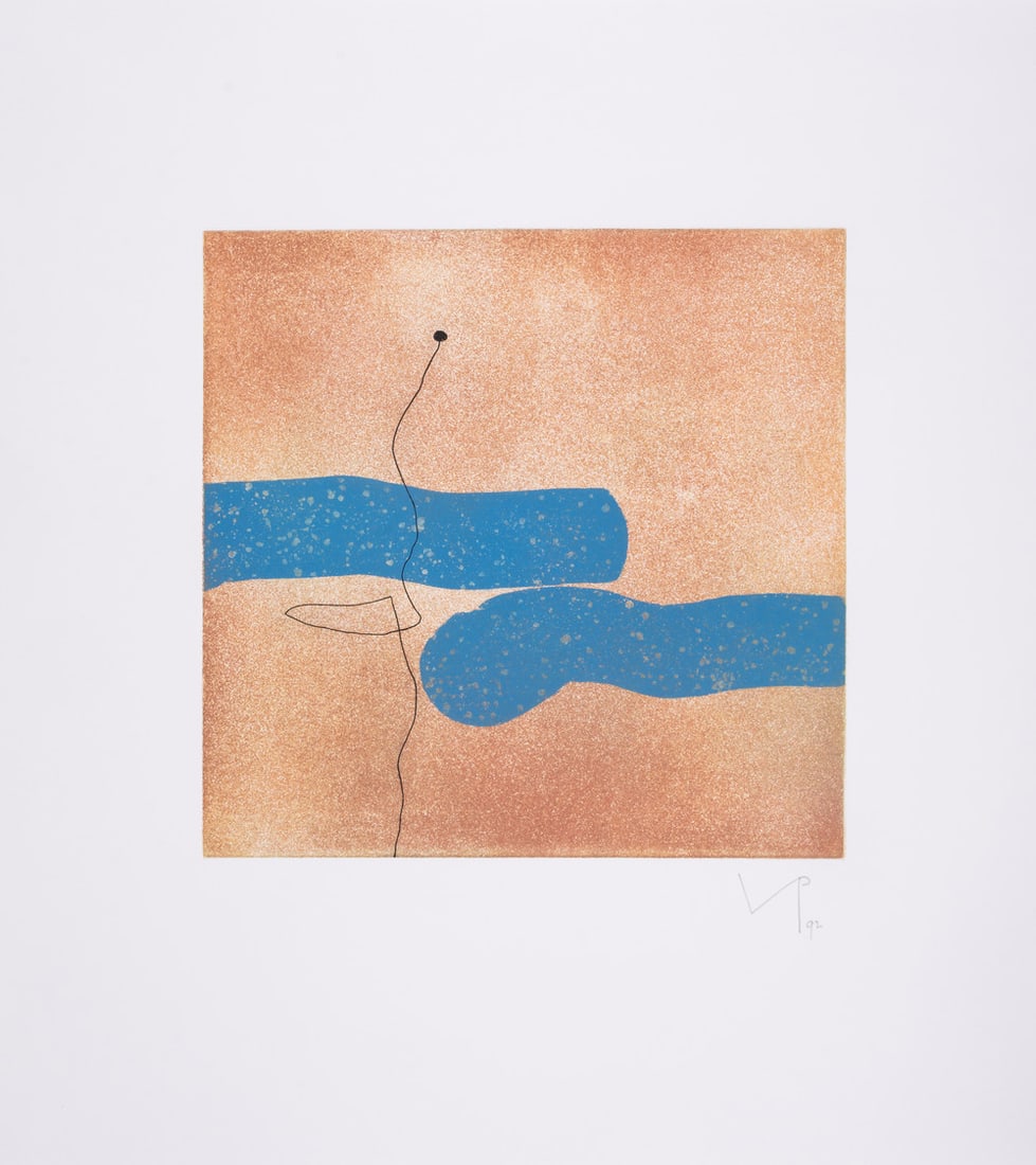 Victor Pasmore (1908-1998) Images on the Wall D (Lynton G72d): Victor Pasmore (1908-1998) Images on the Wall D (Lynton G72d) Etching with aquatint printed in colours, 1992, initialled and dated in pencil, a printer’s proof aside from the edition of 50, prin