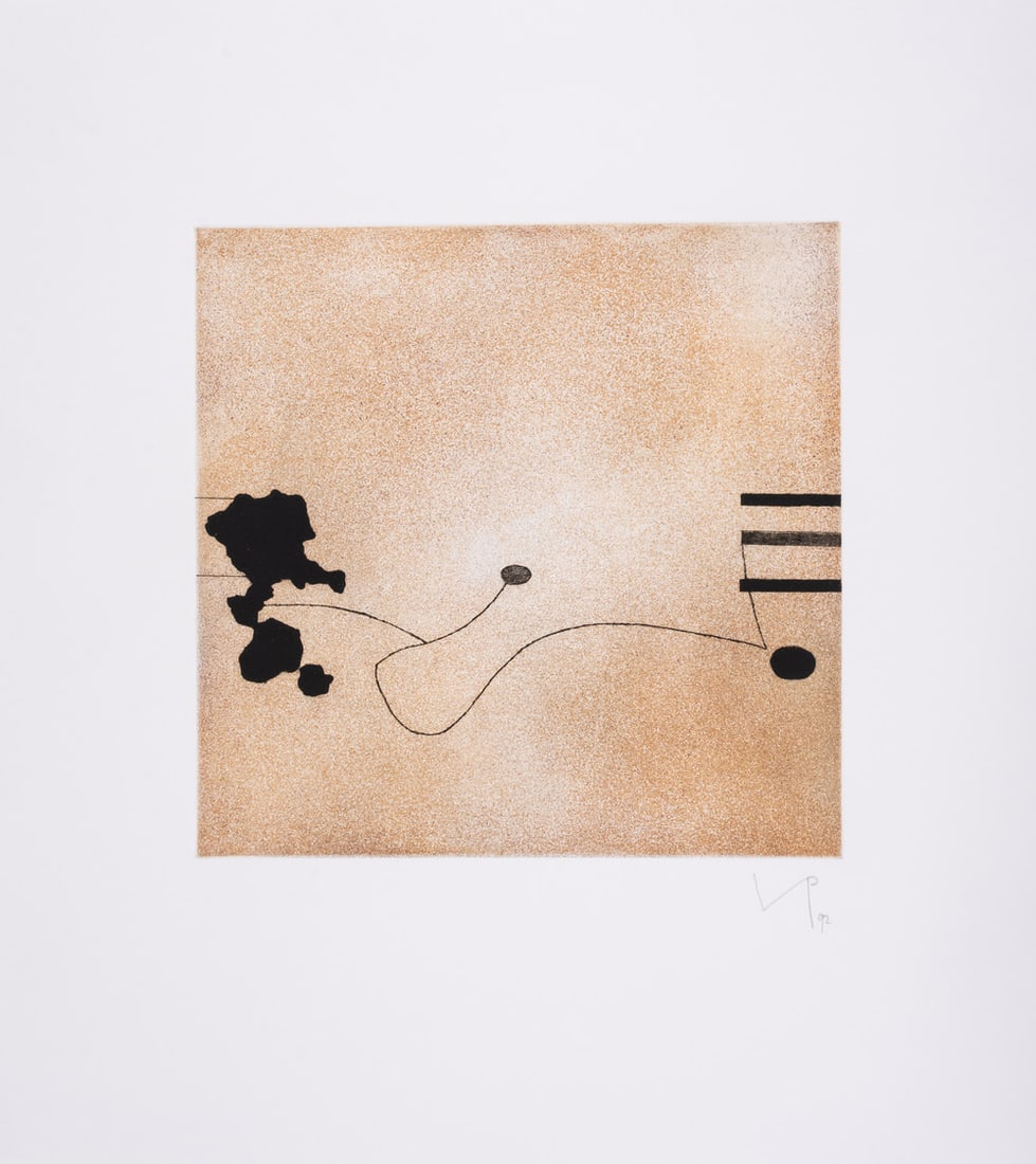 Victor Pasmore (1908-1998) Images on the Wall E, Edition B (Lynton G72e): Victor Pasmore (1908-1998) Images on the Wall E, Edition B (Lynton G72e) Etching with aquatint printed in colours, 1992, initialled and dated in pencil, a printer’s proof aside from the edition
