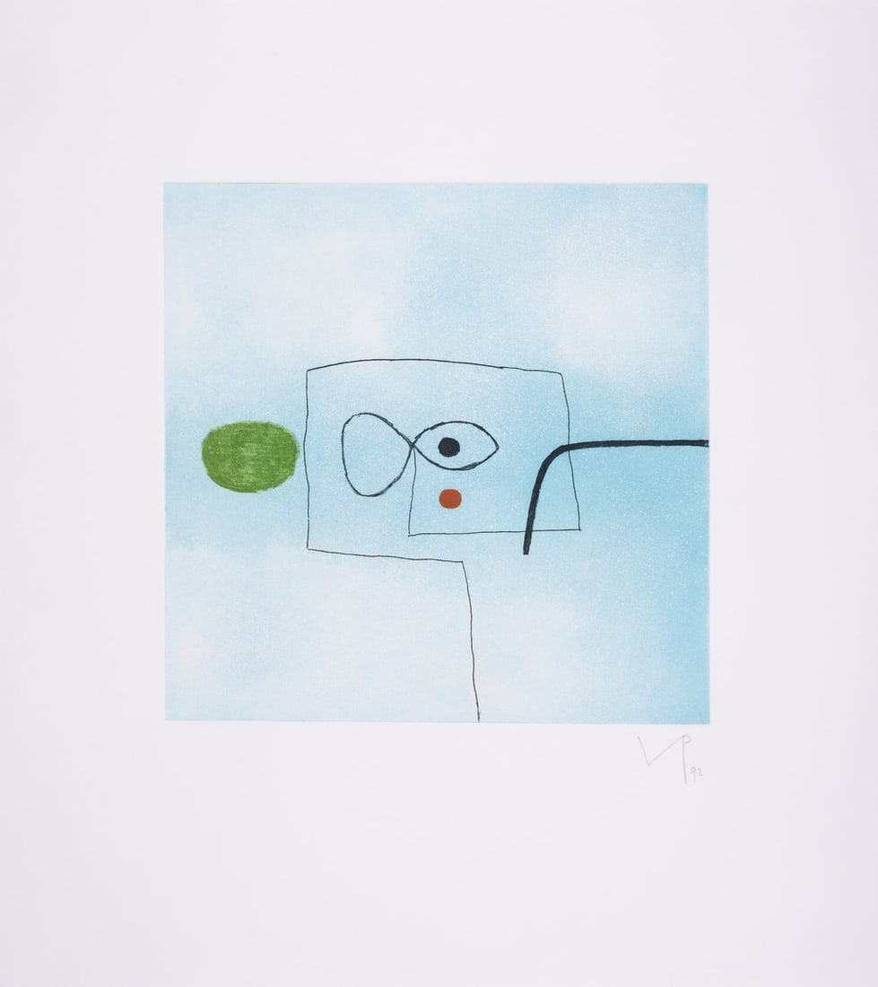 Victor Pasmore (1908-1998) Images on the Wall F, Edition A (Lynton G72f): Victor Pasmore (1908-1998) Images on the Wall F, Edition A (Lynton G72f) Etching with aquatint printed in colours, 1992, initialled and dated in pencil, a printer’s proof aside from the edition