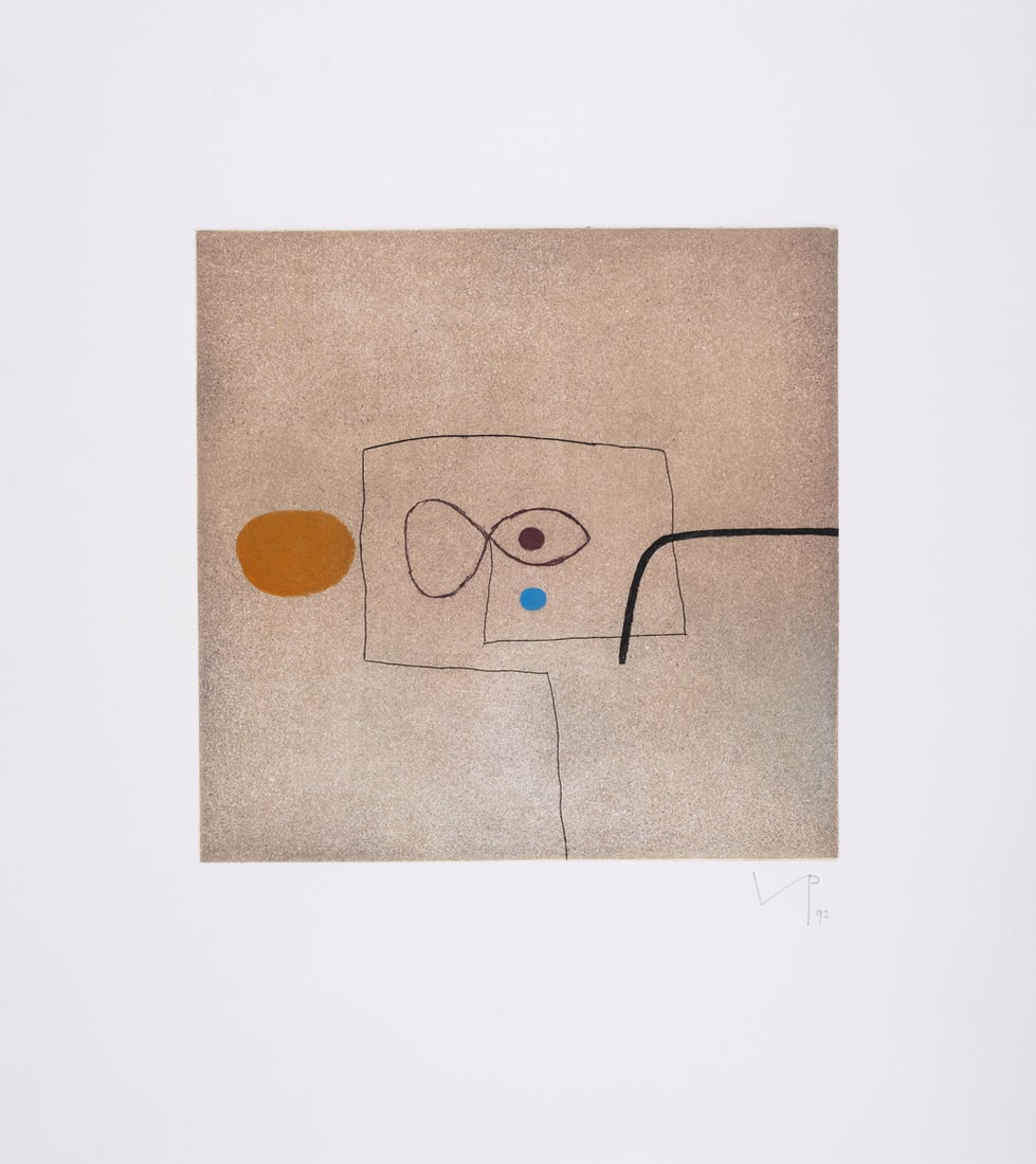 Victor Pasmore (1908-1998) Images on the Wall F, Edition B (Lynton G72f): Victor Pasmore (1908-1998) Images on the Wall F, Edition B (Lynton G72f) Etching with aquatint printed in colours, 1992, initialled and dated in pencil, a printer’s proof aside from the edition