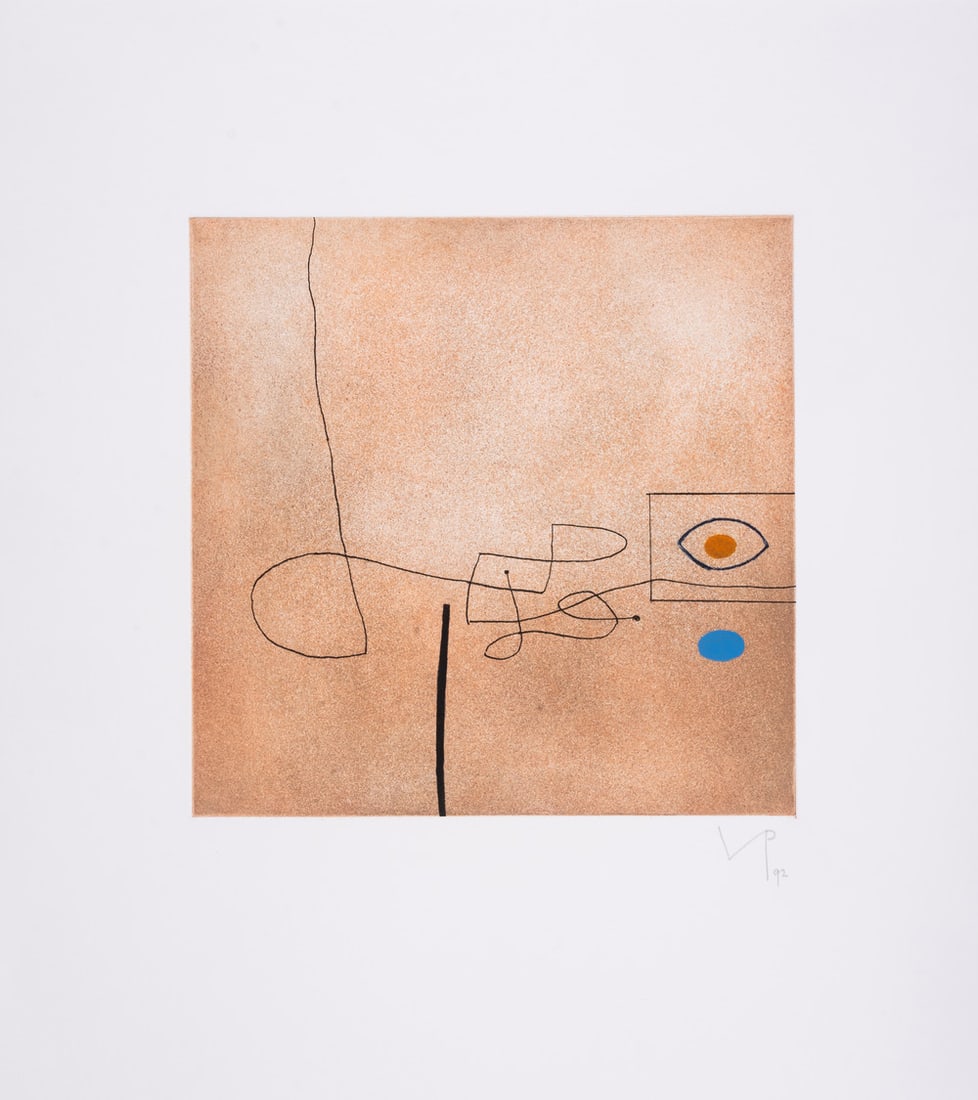 Victor Pasmore (1908-1998) Images on the Wall G, Edition B (Lynton G72g): Victor Pasmore (1908-1998) Images on the Wall G, Edition B (Lynton G72g) Etching with aquatint printed in colours, 1992, initialled and dated in pencil, a printer’s proof aside from the edition