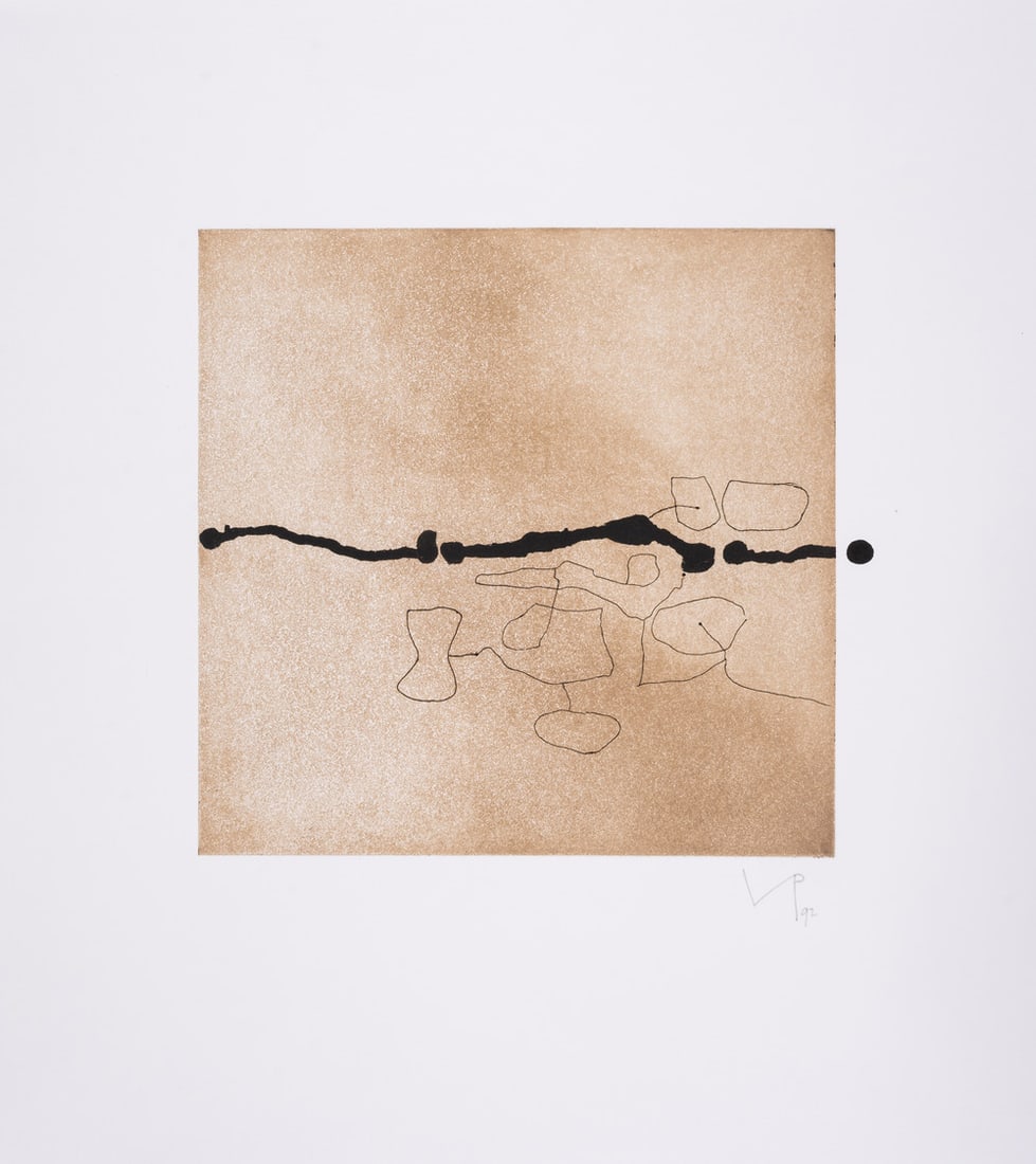 Victor Pasmore (1908-1998) Images on the Wall H, Edition B (Lynton G72h): Victor Pasmore (1908-1998) Images on the Wall H, Edition B (Lynton G72h) Etching with aquatint printed in colours, 1992, initialled and dated in pencil, a printer’s proof aside from the edition