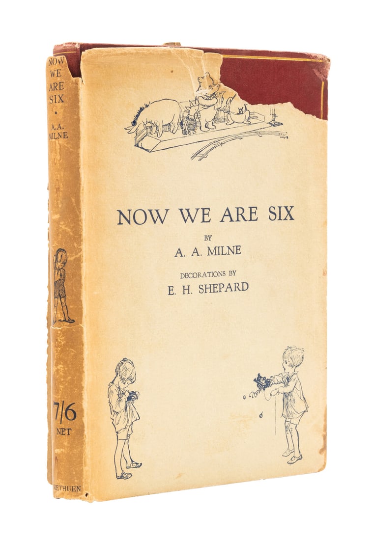 Milne (A.A.) Now We Are Six, first edition, illustrations by E. H. Shepard, 1927. (1 of 1)