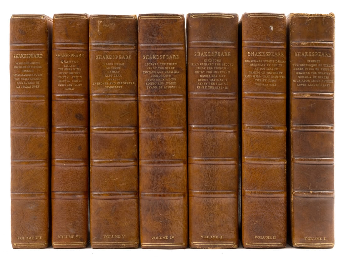 Nonesuch Press.- Shakespeare (William) The Works, 7 vol., printed by Walter Lewis at the Cambridge (1 of 1)