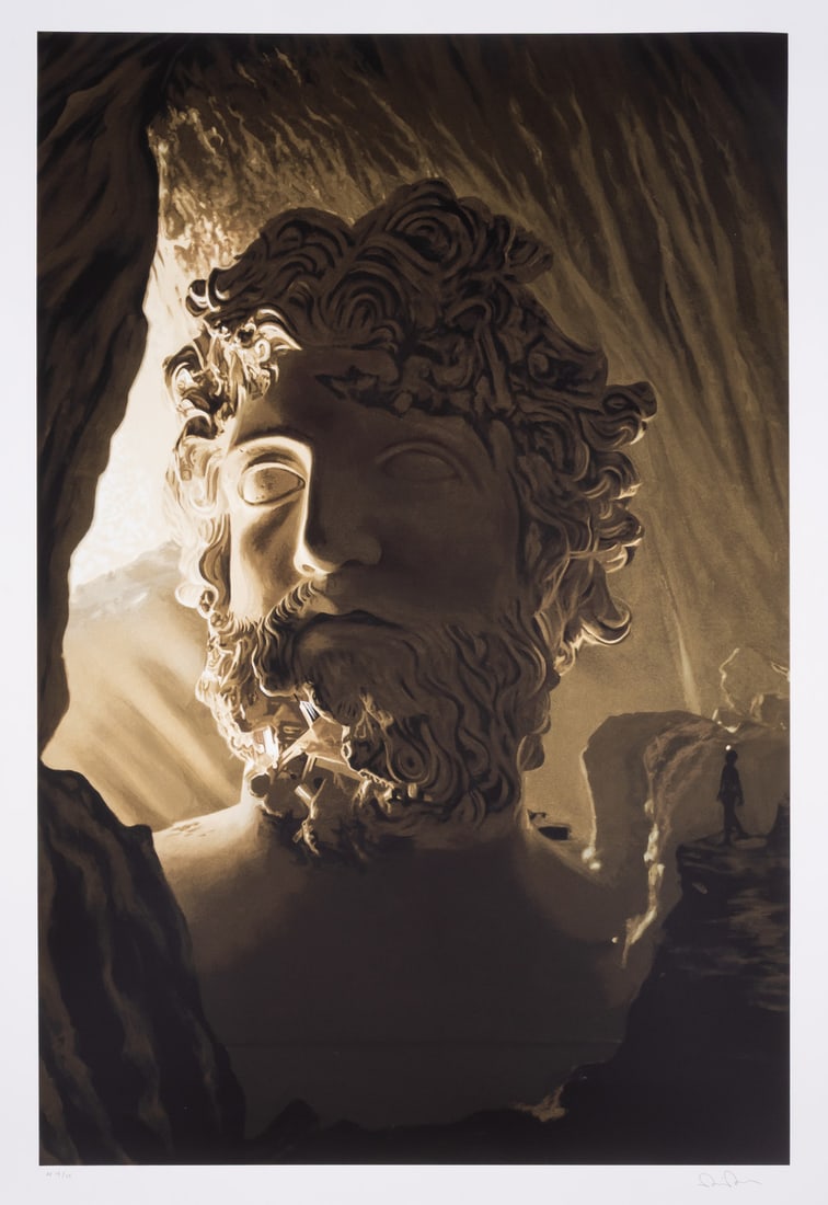 Daniel Arsham (b.1980) Tropical Cave of Zeus: Daniel Arsham (b.1980) Tropical Cave of Zeus Screenprint in colours, 2021, signed and inscribed &lsq