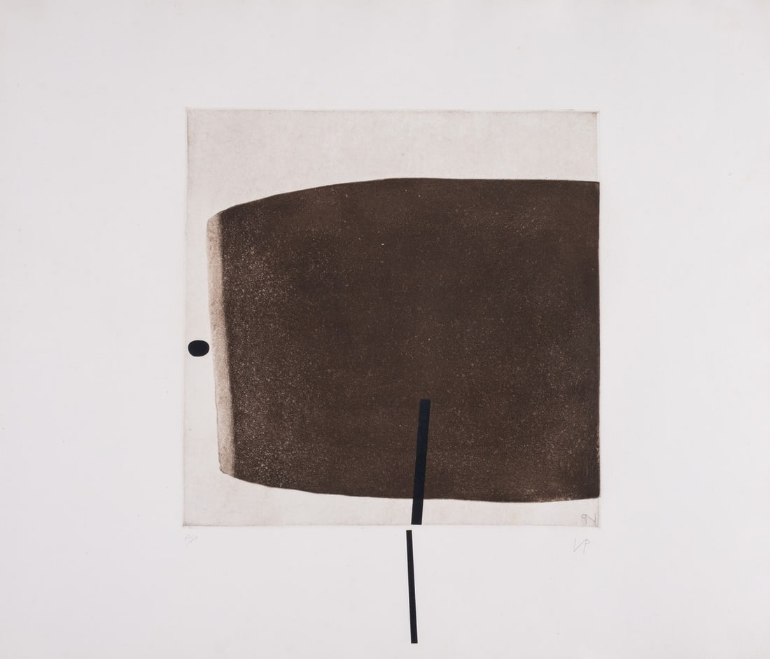 Victor Pasmore (1908-1998) Untitled (Lynton, p.140): Victor Pasmore (1908-1998)Untitled (Lynton, p.140)Etching with aquatint printed in colours, 1974, initialled in pencil and inscribed 'PP' in pencil, a printer's proof aside from the edition of 55, pri