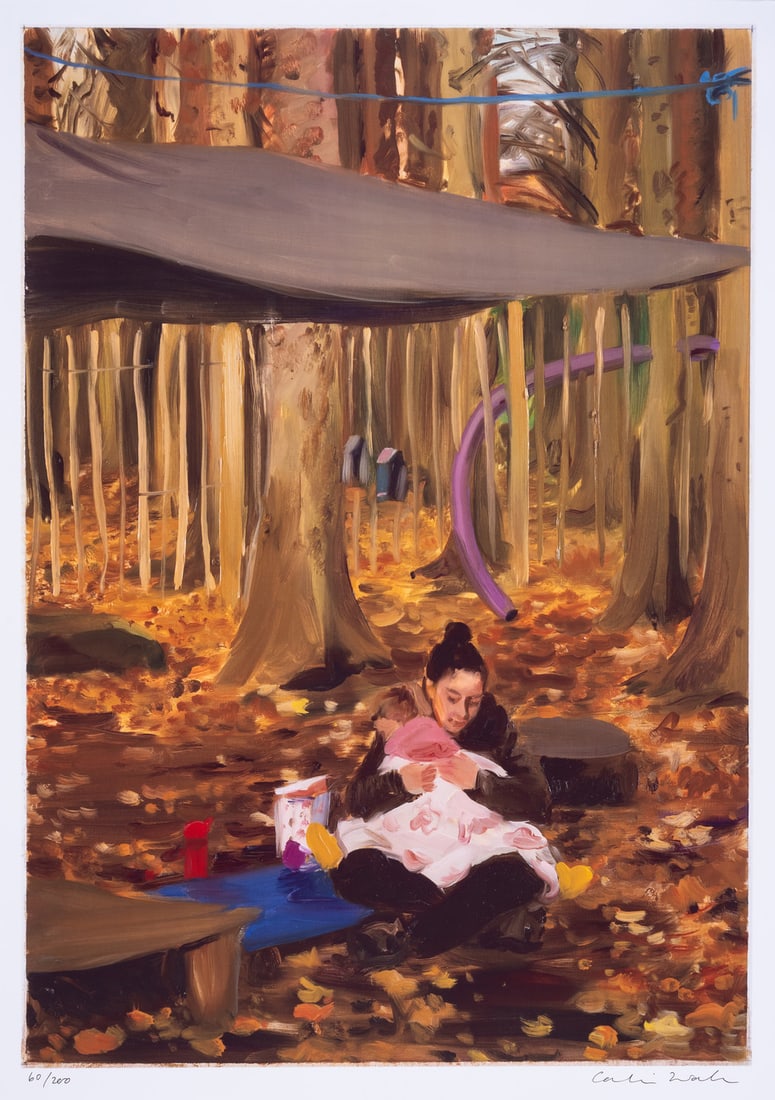 Caroline Walker (b.1982) Study for Nature: Caroline Walker (b.1982)Study for NatureOffset lithograph printed in colours, 2024, signed in black ink, numbered from the edition of 200, published by Hospital Rooms, London, on smooth wove paper, wi