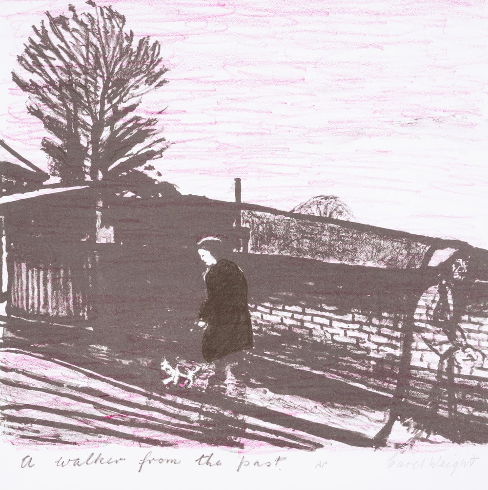 Carel Weight (1908-1997) A Walker from the Past; Walking to Windsor: Carel Weight (1908-1997) A Walker from the Past; Walking to Windsor Two lithographs printed in colours, 1960, each signed and titled, the first inscribed &ls