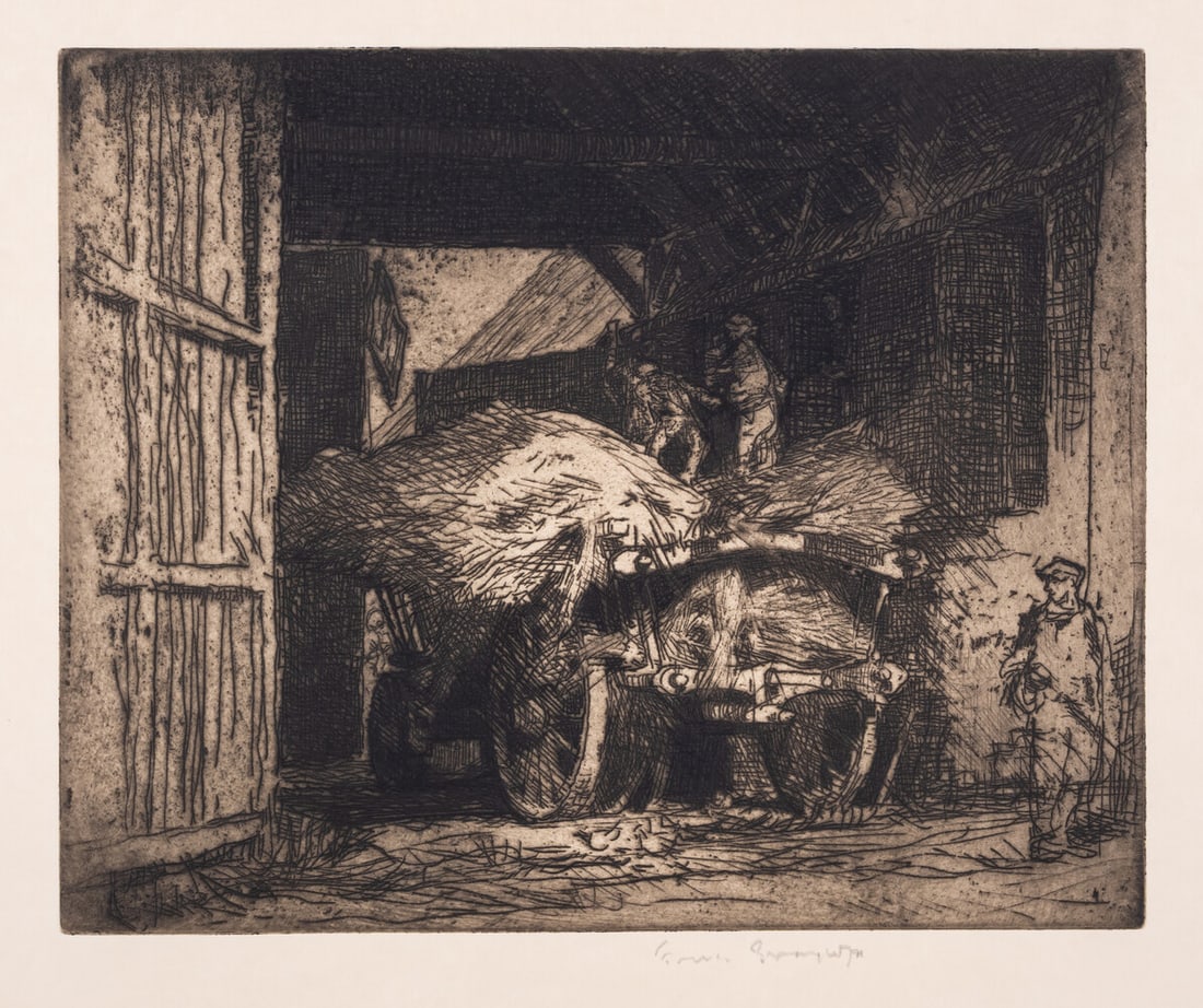 Brangwyn (Frank) The Etched Works, one of 100 copies, 3 original etchings signed by the artist, The (1 of 1)