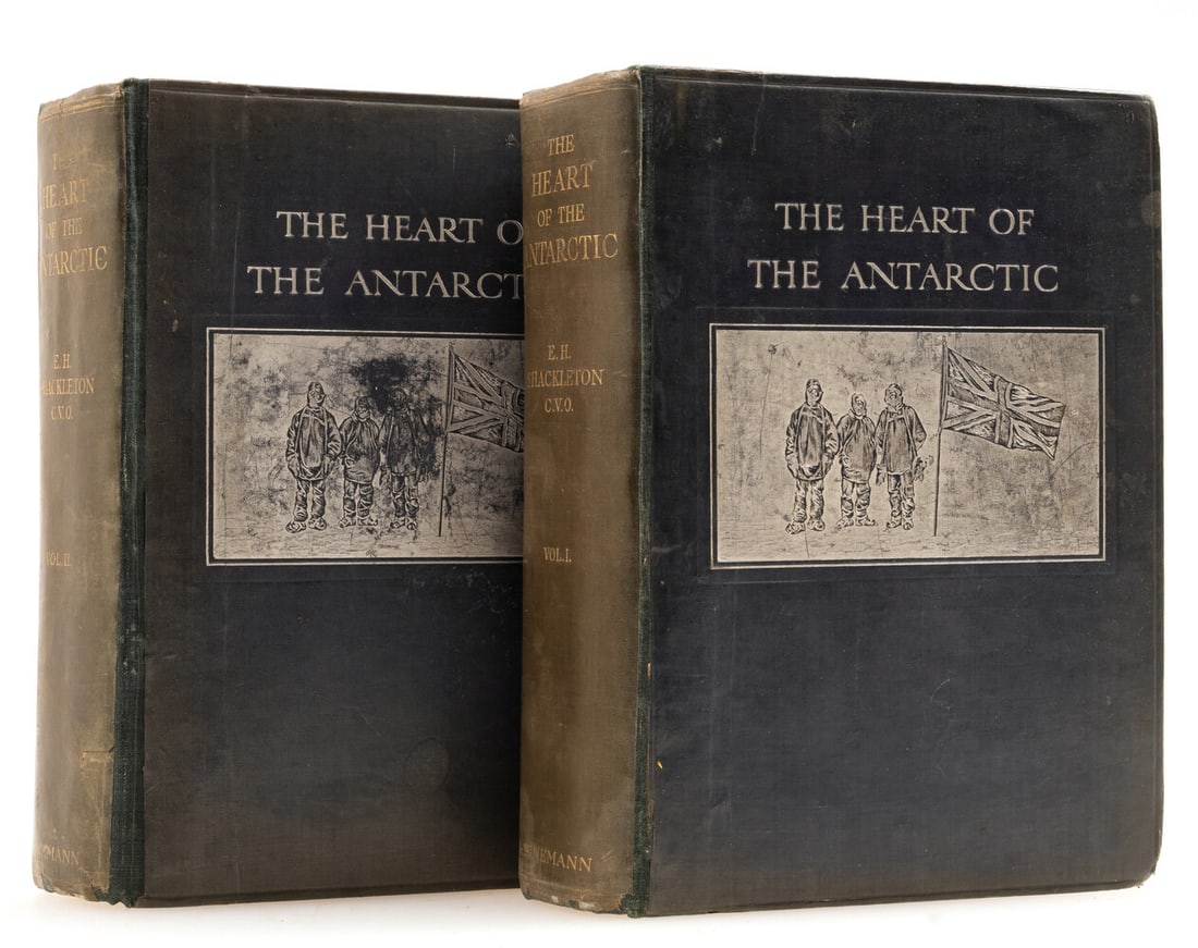 Polar.- Shackleton (Ernest H.) The Heart of the Antarctic, 2 vol., first trade edition, 1909. (1 of 1)
