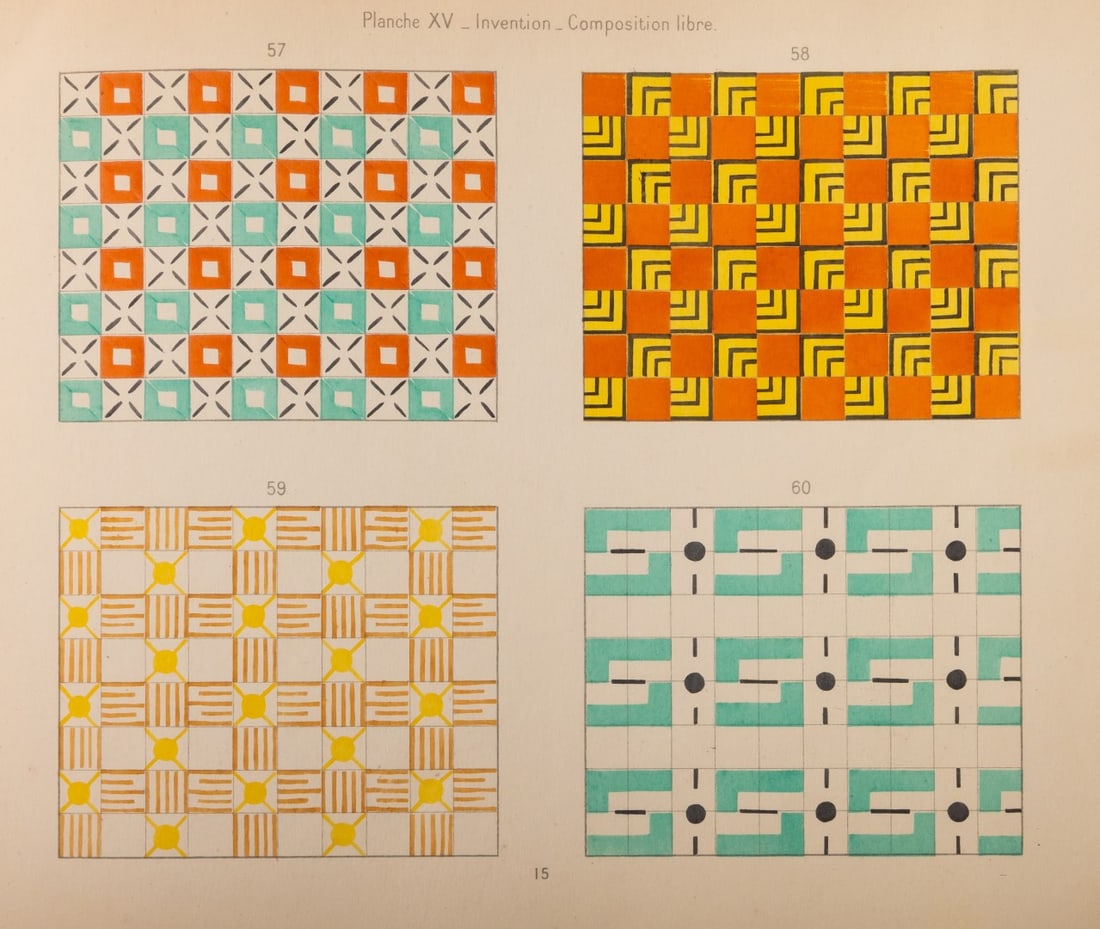 Bardot (Madeleine) & A.Claveau. Combinaisons Décoratives Application aux Travaux Manuels, 16 plates (1 of 1)