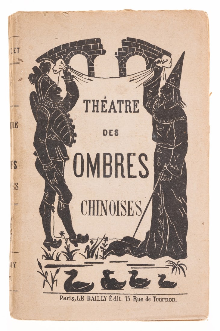 Paper Cutting.- Silhouettes.- Guignollet. Le Théatre des Ombres Chinoises..., original pictorial (1 of 1)