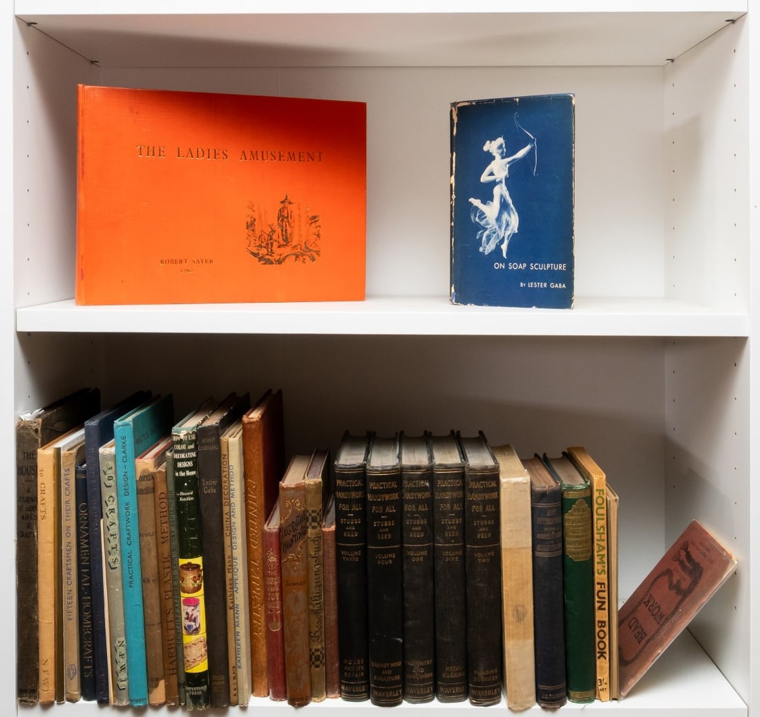 Saward (Blanche C.) Decorative Painting: A Practical Handbook on Painting and Etching upon Various: Saward (Blanche C.) Decorative Painting: A Practical Handbook on Painting and Etching upon Various Object and Materials..., second edition, original decorated clo