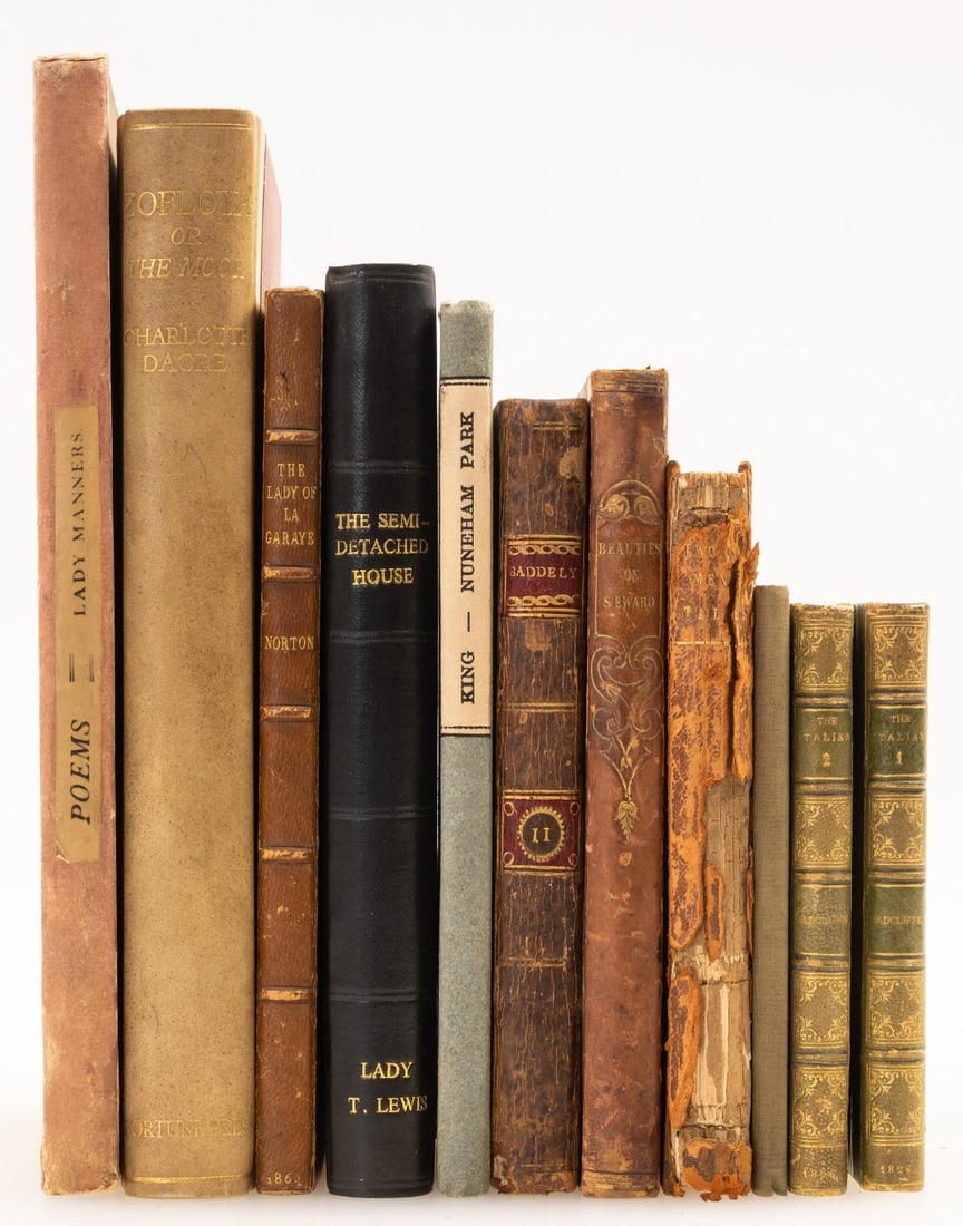 Manners (Lady Catherine Rebecca) Poems, first edition, large paper copy, John Bell, 1793; and 10 (1 of 1)