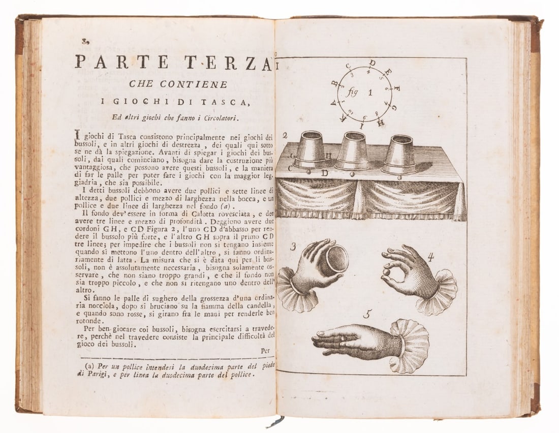 Conjuring.- Alberti (Giuseppi Antonio) I Giuochi Numerici Fatti Arcani Palesati, fourth edition, (1 of 1)