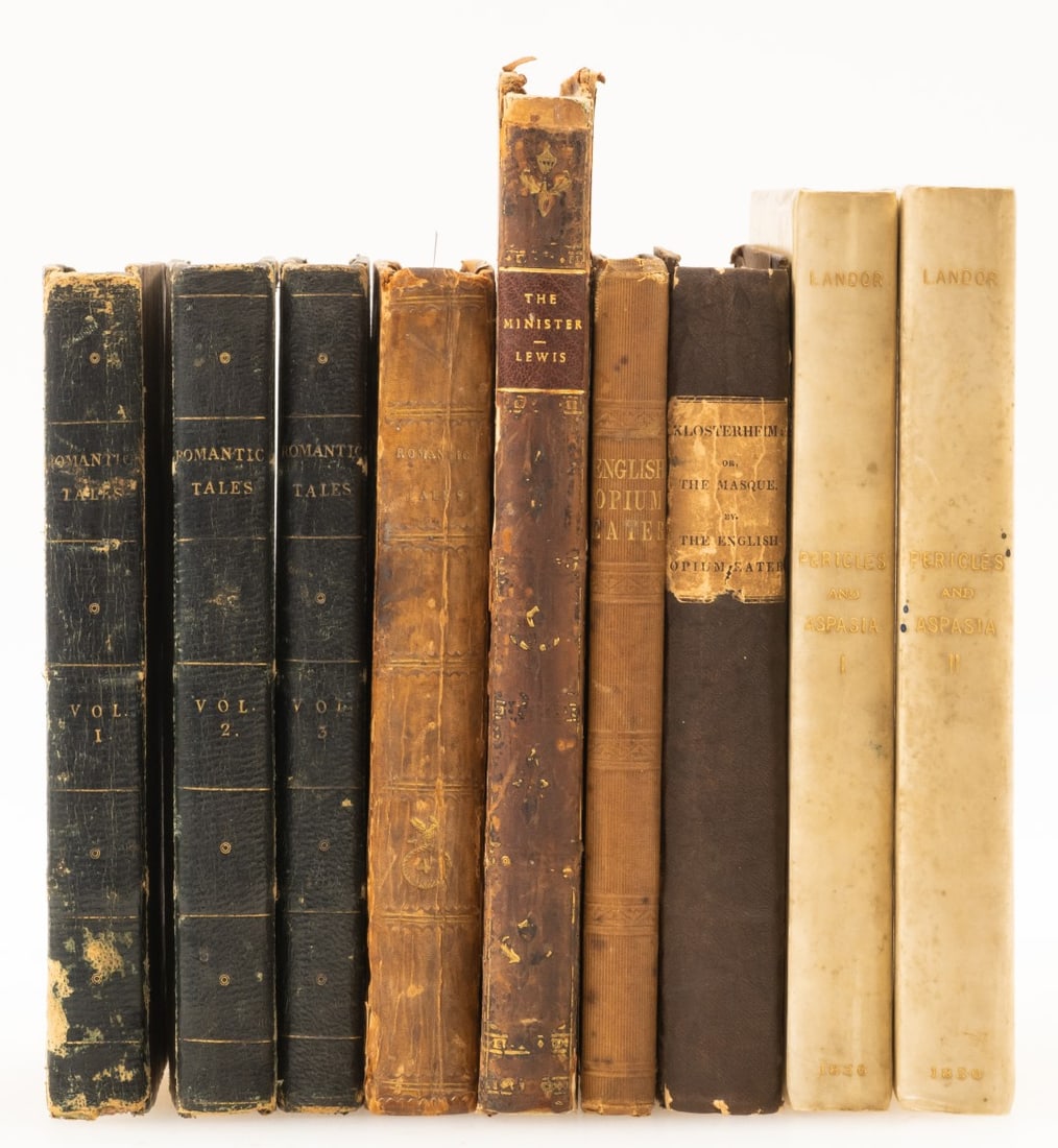 Lewis (Matthew Gregory) Romantic Tales, 4 vol., first edition, printed by D.N. Shury; for Longman et (1 of 1)