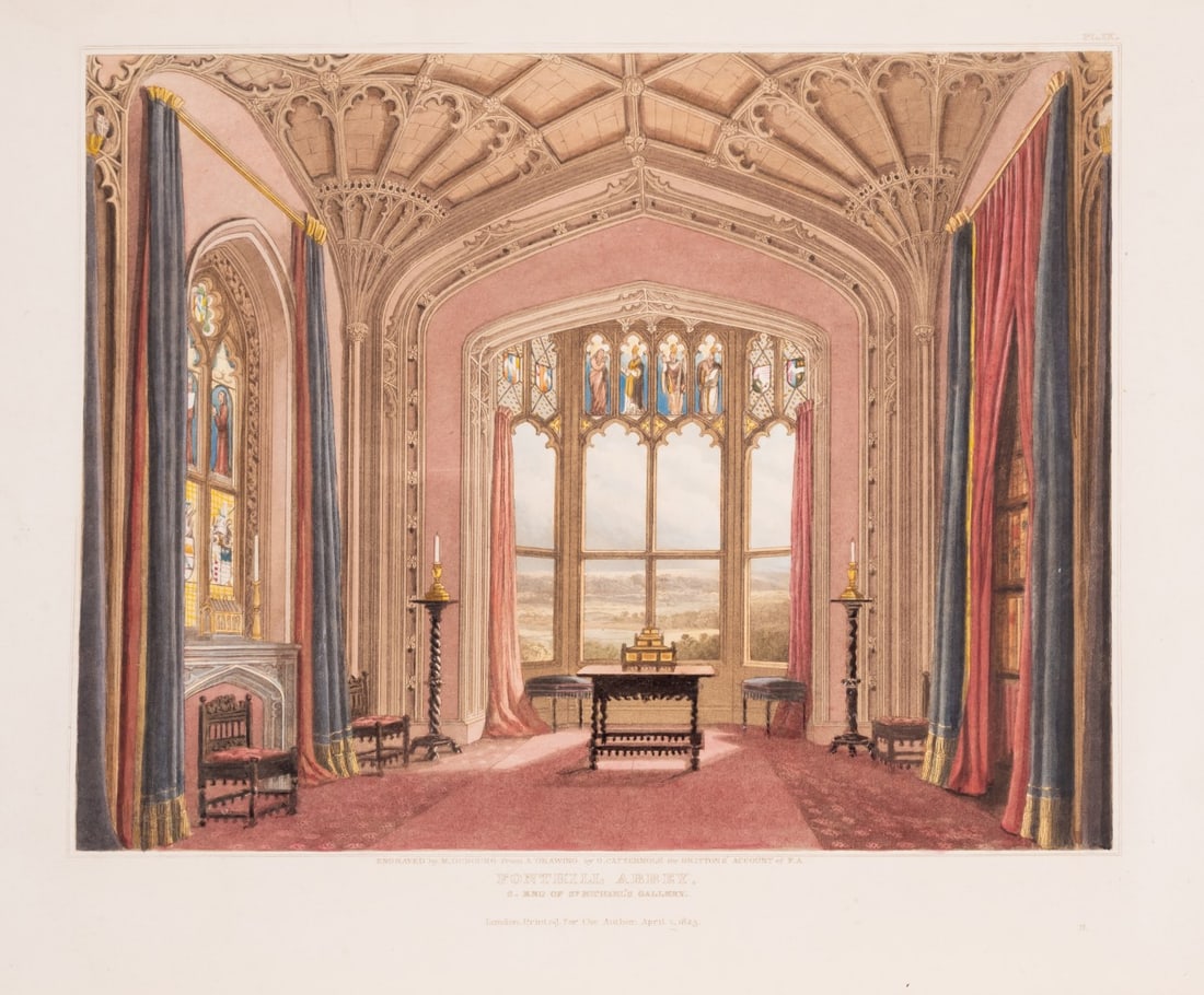 Beckford (William).- Britton (John) Graphical and Literary Illustrations of Fonthill Abbey, (1 of 1)