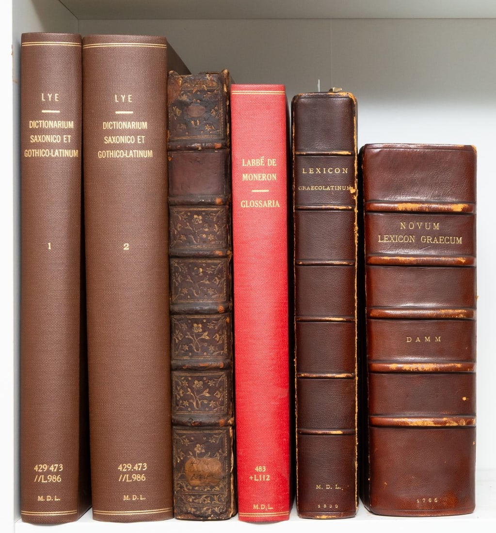 Language.- Lye (Edward) Dictionarium Saxonico et Gothico-Latinum..., 2 vol., first edition, Edm. (1 of 1)