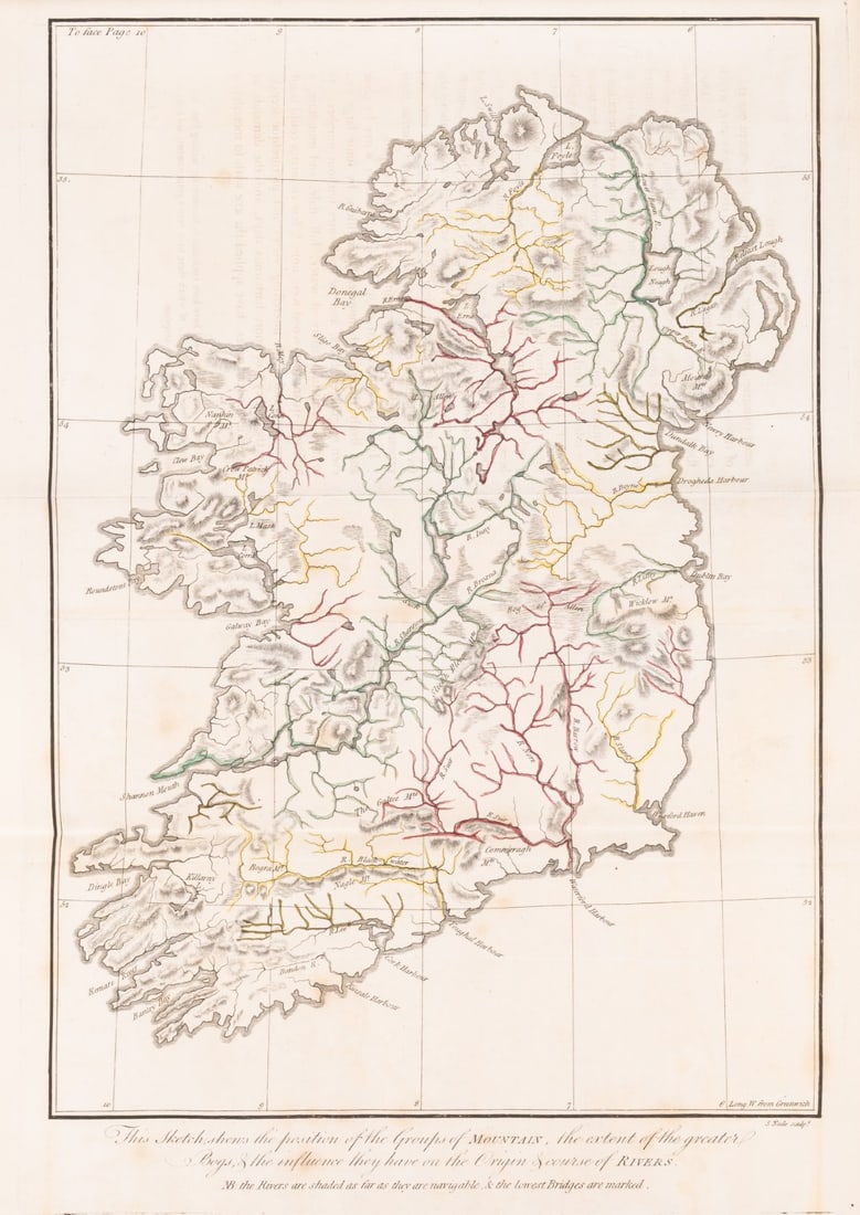 Ireland.- Beaufort (Daniel Augustus) Memoir of a Map of Ireland, first Irish edition, Dublin, (1 of 1)