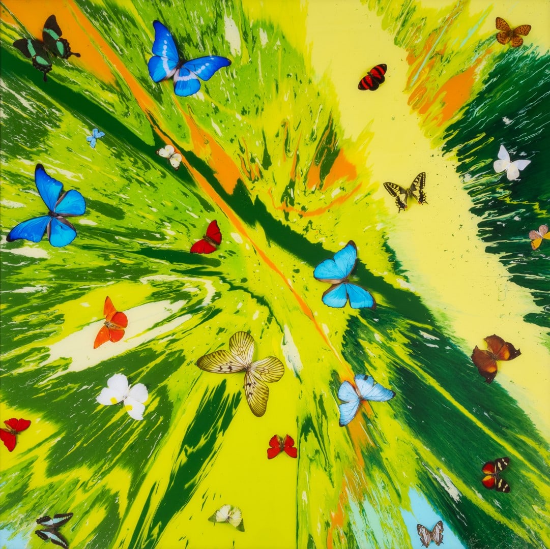 Damien Hirst (b.1965) H19-5. Heavenly Elysia, from The Dreams: Damien Hirst (b.1965)H19-5. Heavenly Elysia, from The DreamsLaminated giclée in colours on aluminium composite panel, 2025, signed in pencil on the publisher's label verso, numbered from the edition