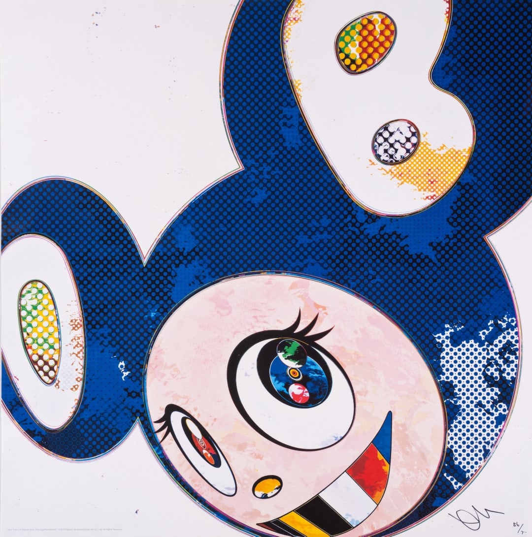 Takashi Murakami (b.1962) And Then x 6 (Marine Blue: The Superflat Method) (1 of 1)