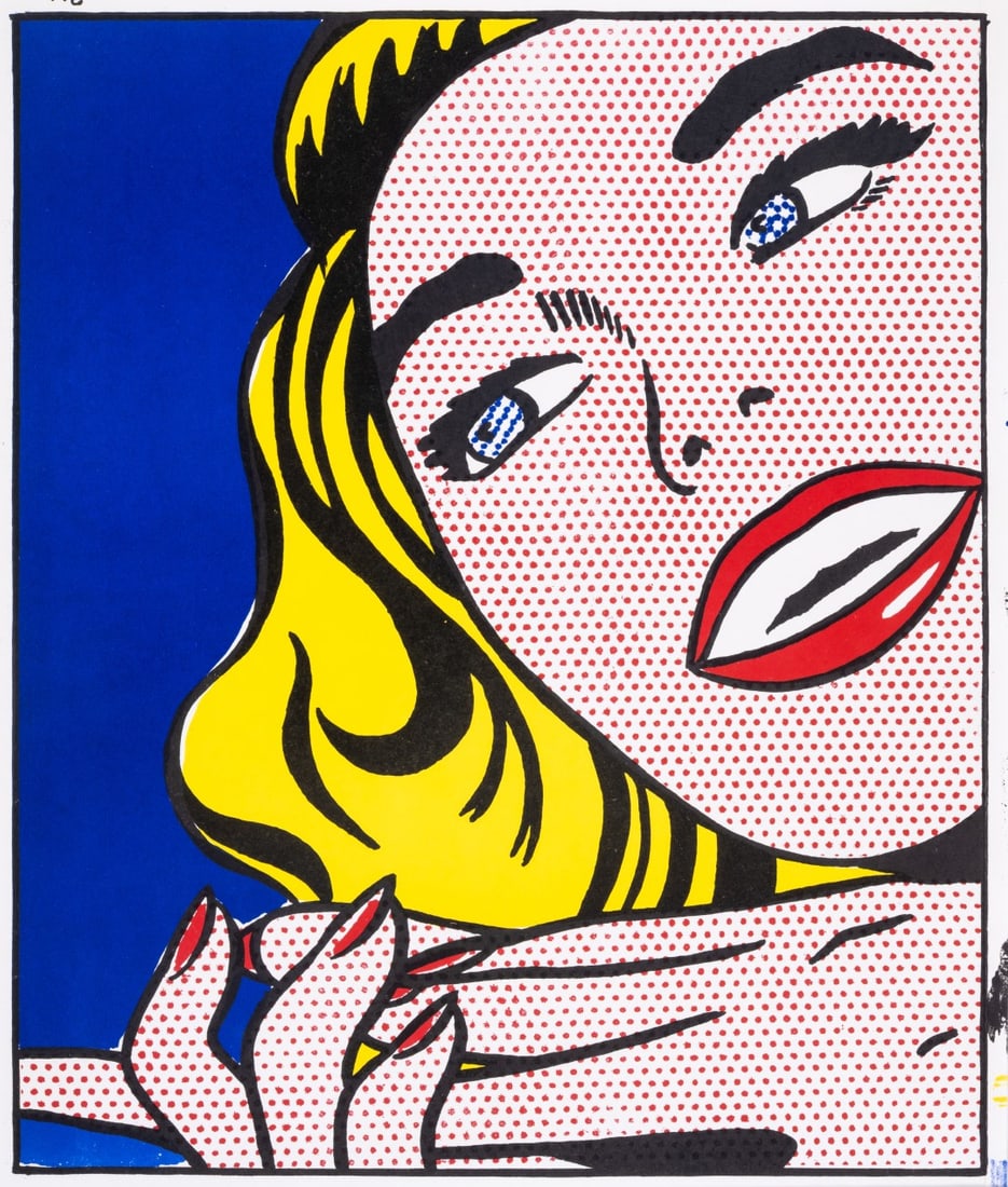 Roy Lichtenstein (1923-1997) Girl, from the One Cent Life portfolio (1 of 1)