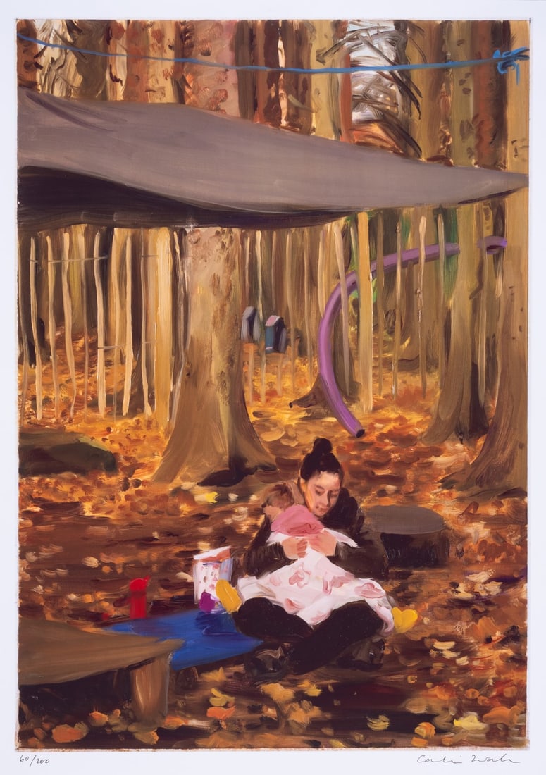 Caroline Walker (b.1982) Study for Nature: Caroline Walker (b.1982)Study for NatureOffset lithograph printed in colours, 2024, signed in black ink, numbered from the edition of 200, published by Hospital Rooms, London, on smooth wove paper, wi