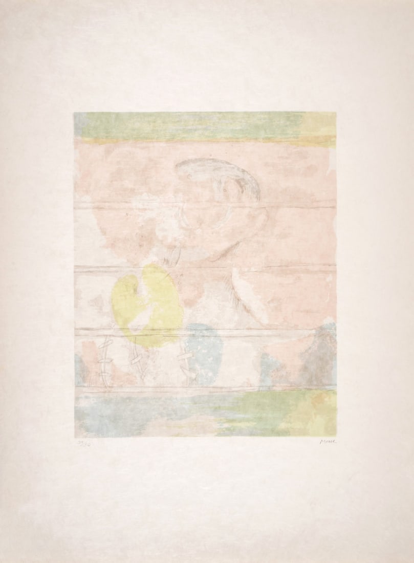 Henry Moore (1896-1986) Head (Cramer 364) (1 of 1)