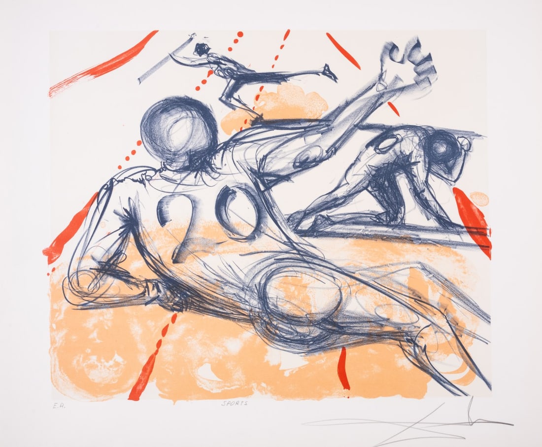 Salvador Dalí (1909-1989) Sports (Field 73-2A; M&L 1424c) (1 of 1)