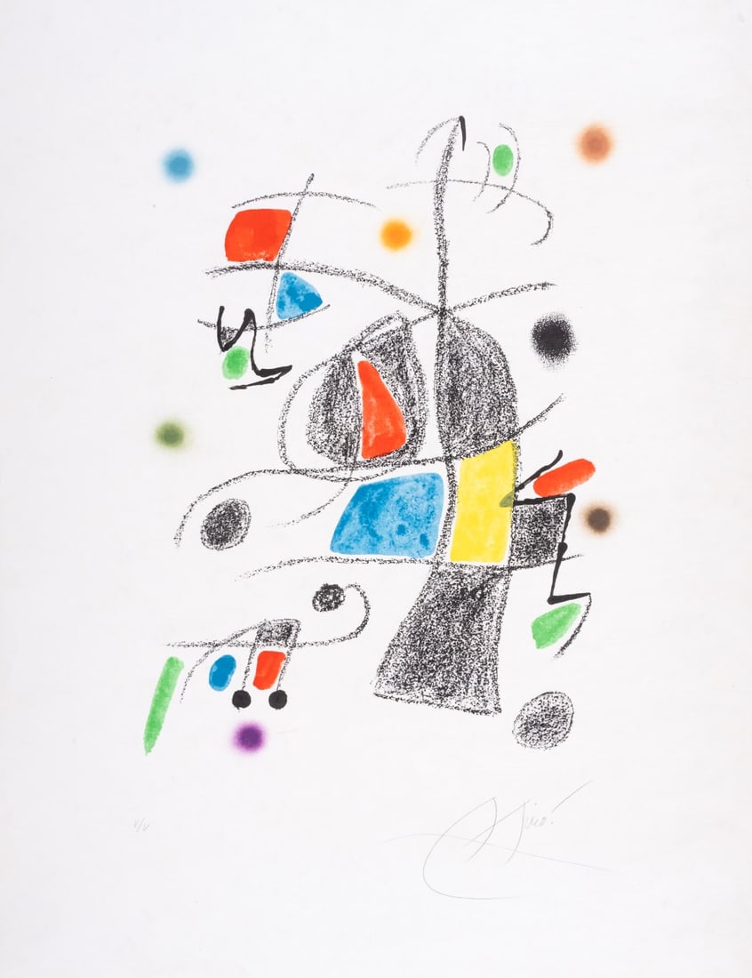 Joan Miró (1893-1983) Untitled, from Maravillas con Variaciones Acrósticas en el Jardín de Miró (1 of 1)