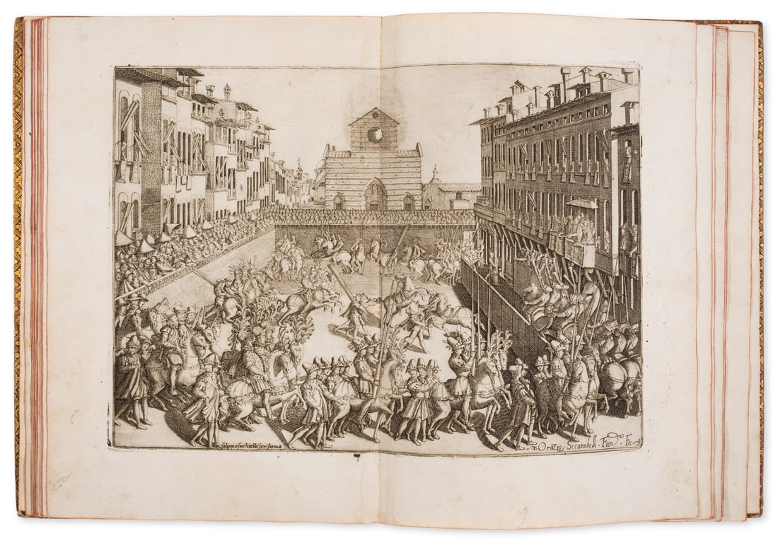 Festival Book.- Scarabelli (Orazio) [A Suite of Engravings relating to the Wedding of the Grand Duke (1 of 1)