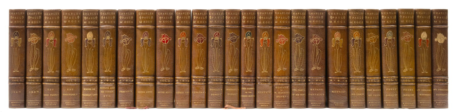 Kock (Charles Paul de) The Works, 25 vol., Boston & Paris, Quinby, 1904. (1 of 1)