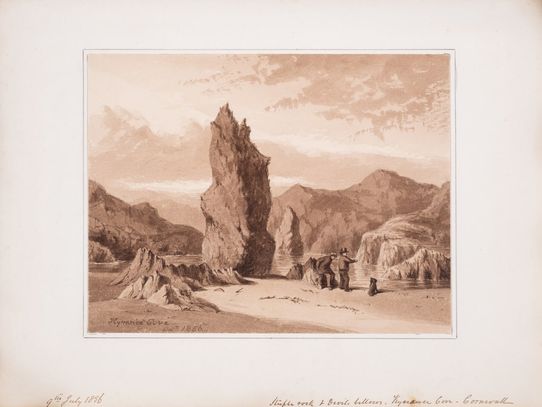 Scrap albums.- Various artists (18th and 19th century) Collection of eleven Victorian scrap albums,: Scrap albums.- Various artists (18th and 19th century) Collection of eleven Victorian scrap albums, comprising drawings, watercolours, ephemera and miscella