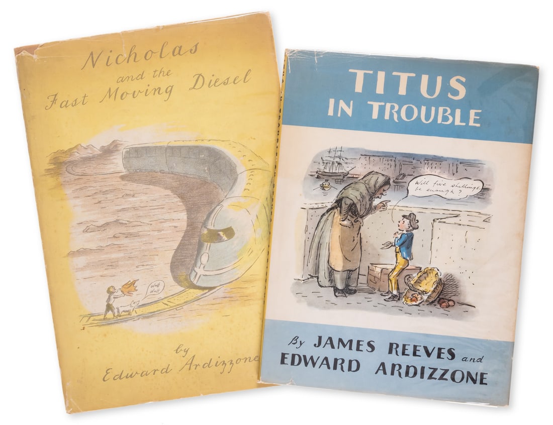 Ardizzone (Edward) Nicholas and the Fast Moving Diesel, first edition, signed by the author, 1947; (1 of 1)
