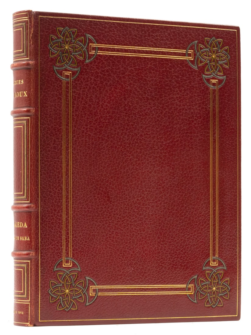 Barbier (George).- Le Roux (Hugues) Makeda Reine de Saba. Chronique Éthiopienne, one of 100 copies: Barbier (George).- Le Roux (Hugues) Makeda Reine de Saba. Chronique Éthiopienne, number 7 of 100 copie