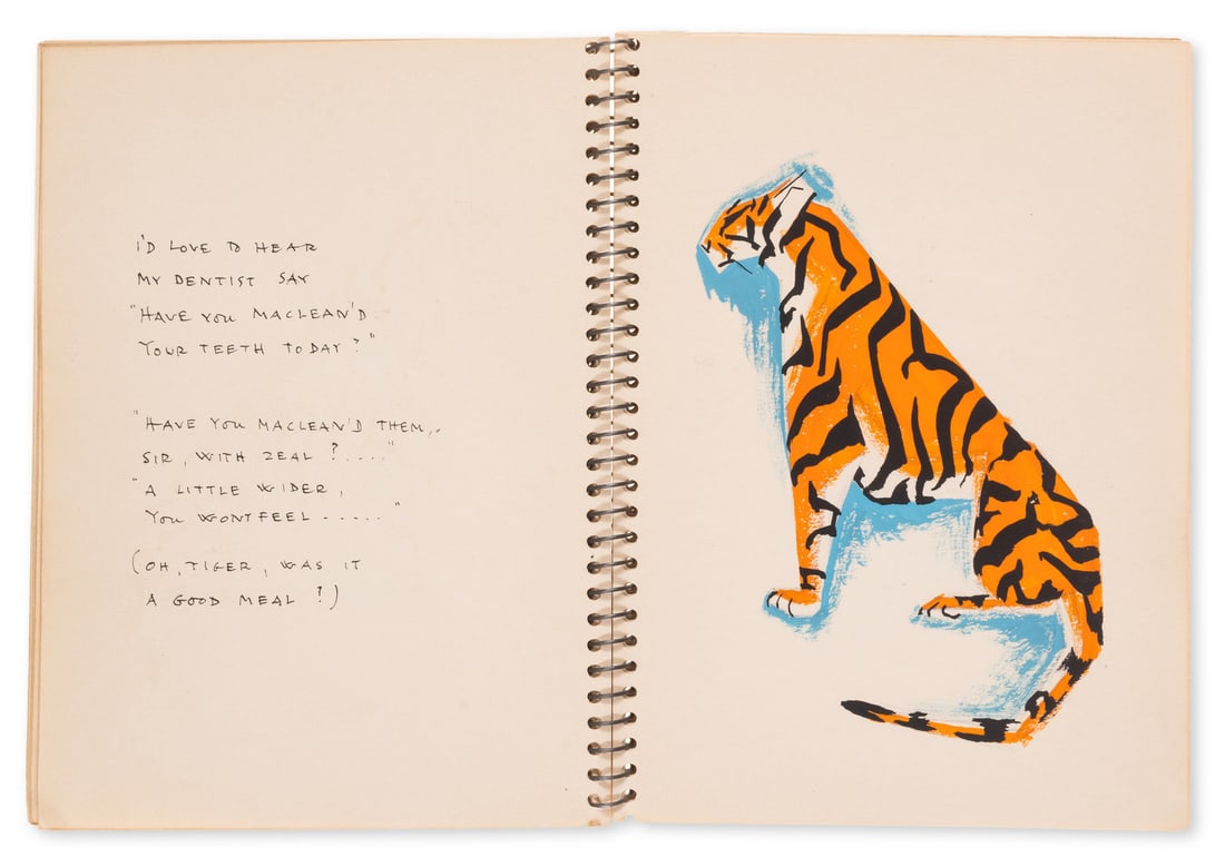 Fonteyn (Margot).- Lee-Elliott (Theyre) And for Margot, text in collage and manuscript and (1 of 5)