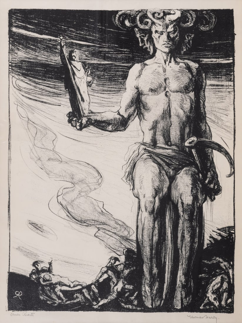 Hardy (Thomas).- Ricketts (Charles) The Dynasts, lithograph, [1914] (1 of 1)