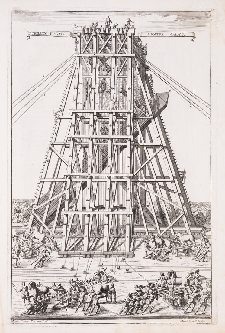 Fontana (Carlo) Templum Vaticanum et ipsius origo, first edition, Rome, G.F. Buagni, 1694. (1 of 1)