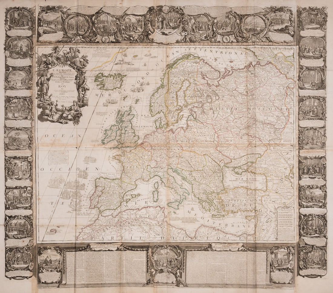 Europe.- Nolin (Jean-Baptiste) L'Europe Dressée sur les nouvelles observations faites en toutes les (1 of 1)