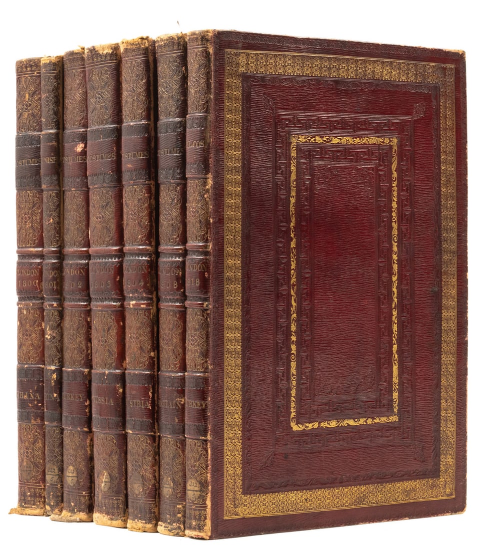 World.- [Costumes of the Various Countries], 7 vol., [early 19th century]. (1 of 5)