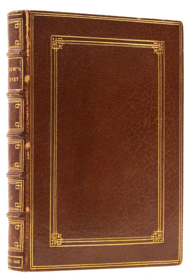 Cornwall.- Carew (Richard) The Survey of Cornwall, first edition, S. S. for John Jaggard, 1602 (1 of 1)