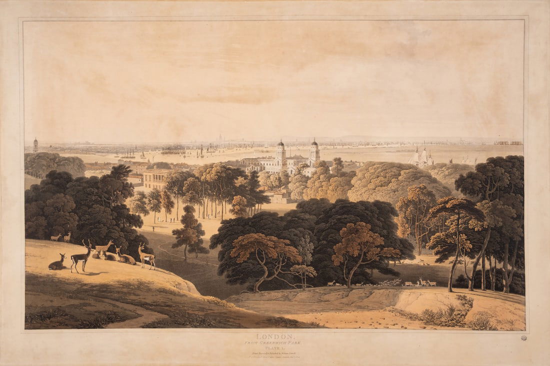 London.- Daniell (William) Six Views in London, hand-coloured aquatints, 1805. (1 of 1)