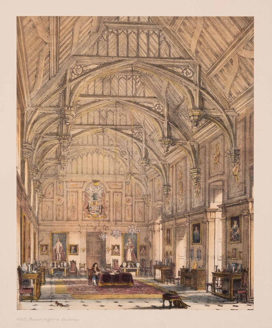 Nash (Joseph) The Mansions of England in the Olden Time, 5 vol, first edition, 1839-1849. (1 of 1)