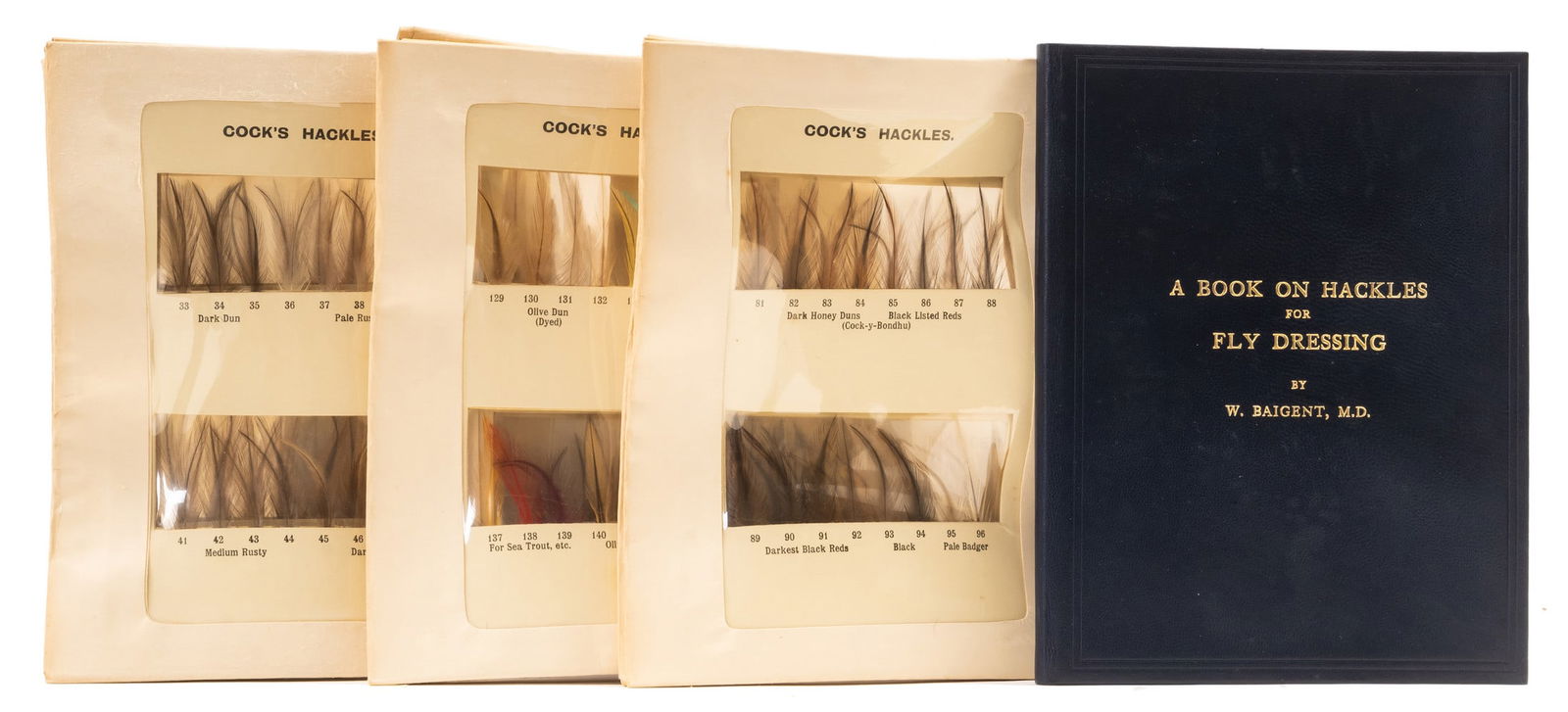 Angling.- Baigent (William) A Book on Hackles for Fly Dressing, one of c.65 copies, Newcastle upon (1 of 1)