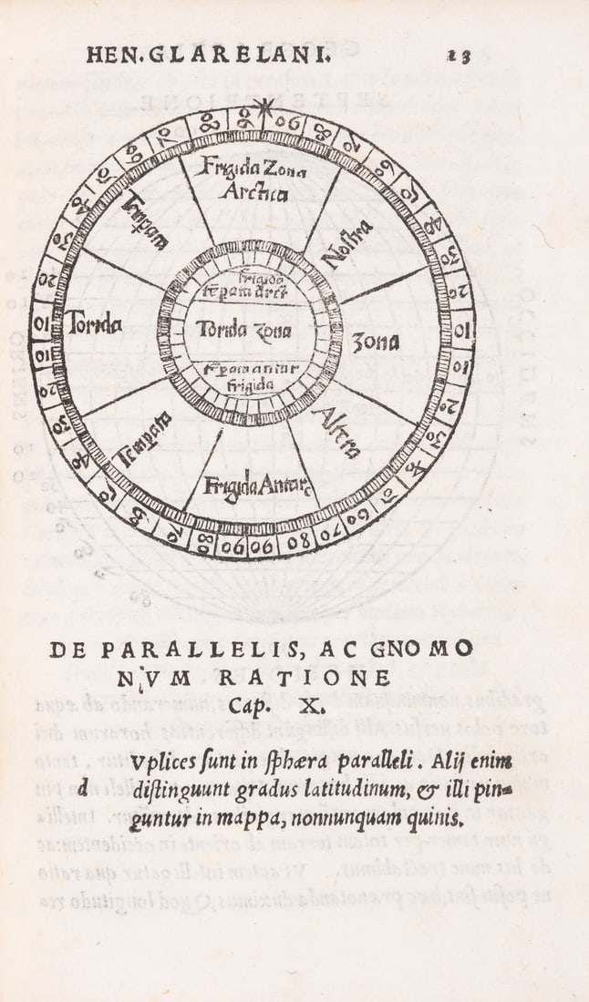 Mathematical Geography, America.- Glareanus (Henricus) De geographia liber unus ab ipso authore iam (1 of 1)